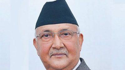 प्रधानमन्त्री निवासमा प्रधानमन्त्री ओलीले हस्तान्तरण गरेको प्रमाणपत्र नै नक्कली