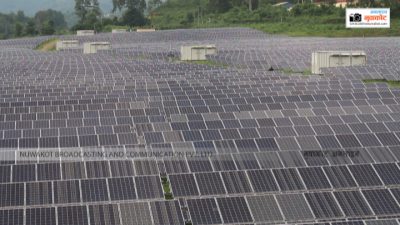 मुलुककै सबैभन्दा ठूलो ग्रिड सोलार फार्मद्धारा २५ मेगावाट सौर्य उर्जा उत्पादन शुरु
