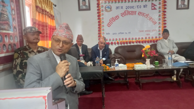 गोसाइँकुण्ड क्षेत्रमा आवश्यक पूर्वाधार निर्माणलाई पहिलो प्राथमिकता दिन  राष्ट्रियसभाका अध्यक्ष गणेशप्रसाद तिमल्सिनाको सुझाव