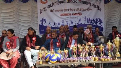 लिखुमा छैठौं राष्ट्रपति रनिङ शिल्ड प्रतियोगिता बिहिबार बाट शुरु