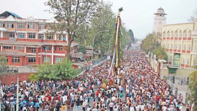 सेतो मत्स्येन्द्रनाथ रथयात्रा आजदेखि