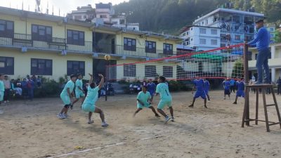 ककनी गाउँपालिका वडा नं ४ स्थित श्री भवानी मा.वि मा अन्तर वडा स्तरिय पुरुष भलिबल प्रतियोगिता सम्पन्न