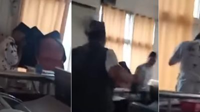न्यायाधीश थारुमाथि इजलासमै कालो मसी प्रहार, तीन जना नियन्त्रणमा