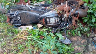 विदुरमा मोटरसाइकल दुर्घटना, चालक घाइते