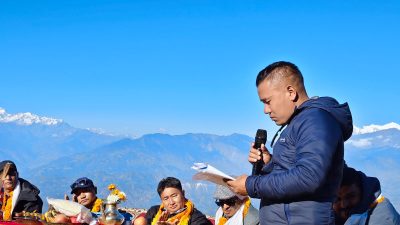 ३४ किलो–ओख्ले–भञ्ज्याङ हुँदै चिम्टेश्वर जोडिने मोटरबाटो शिलान्यास