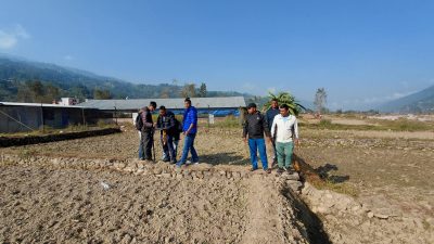 लिखु गाउँपालिका–६ मा सार्वजनिक जग्गा नापजाँच र किला गाड्ने कार्य…